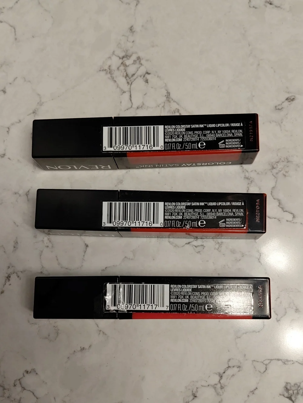 LOT Of 3 REVLON COLORSTAY Satin Ink Liquid Lipstick 014